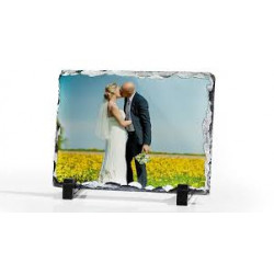 Your photo on slate rock